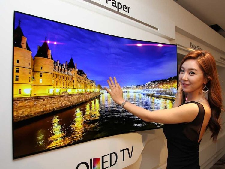 LG OLED TV Asian Girl
